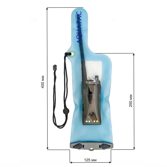 Водонепроницаемый чехол Aquapac 244 - Large VHF Classic Case (Light Blue)